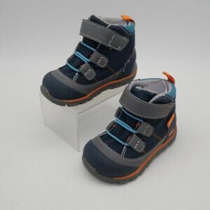 NEW See Kai Run Sam Waterproof Boots Boys Shoes Kids Toddler Size 5 Blue